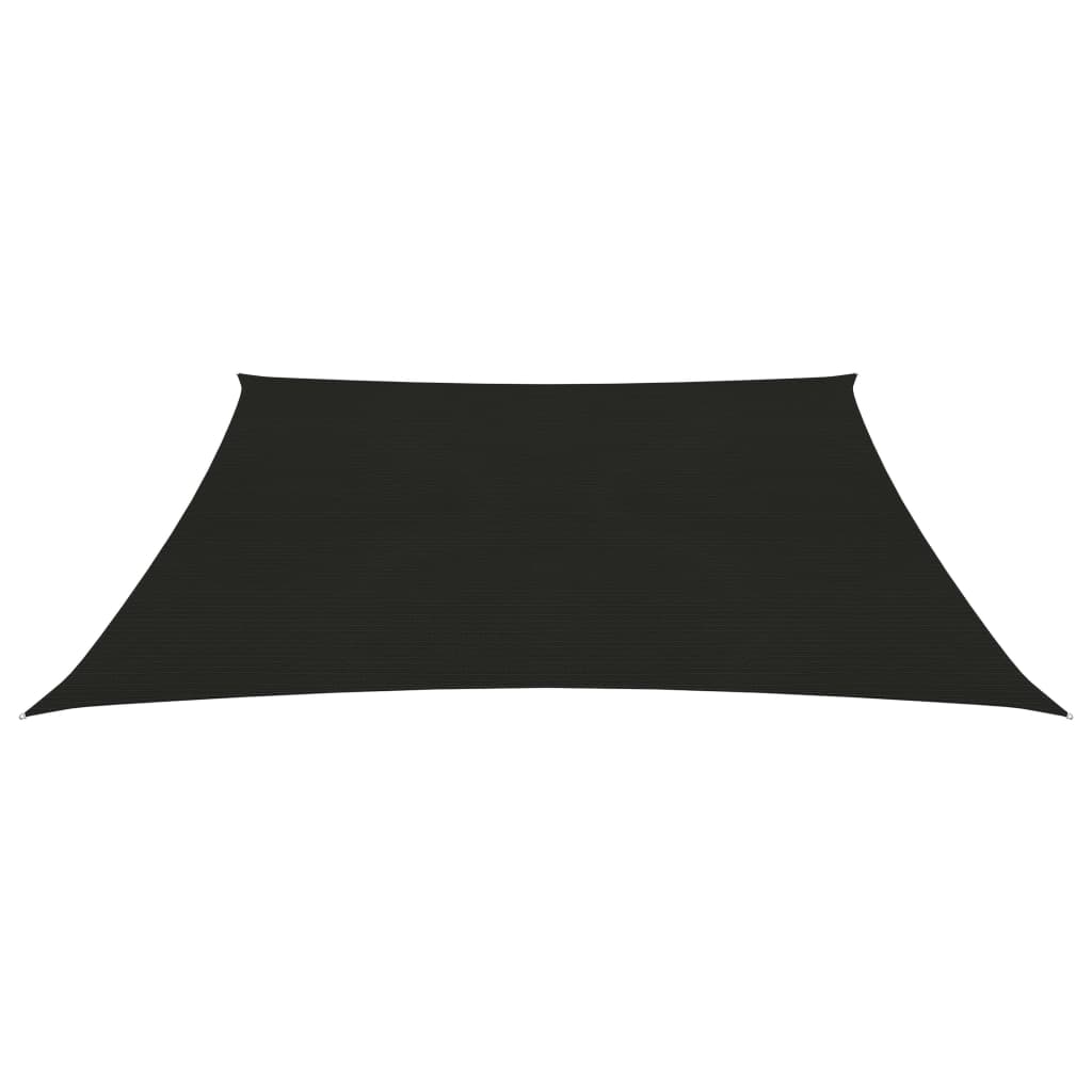 Vela Parasole 160 g/m² Nera 3/4x2 m in HDPE - homemem39