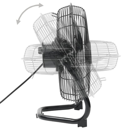 Ventilatore da Pavimento a 3 Velocità 60 cm 115,2 W Nero