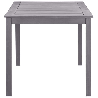 Tavolo da Giardino Grigio Slavato 140x80x74 cm in Legno Acacia - homemem39