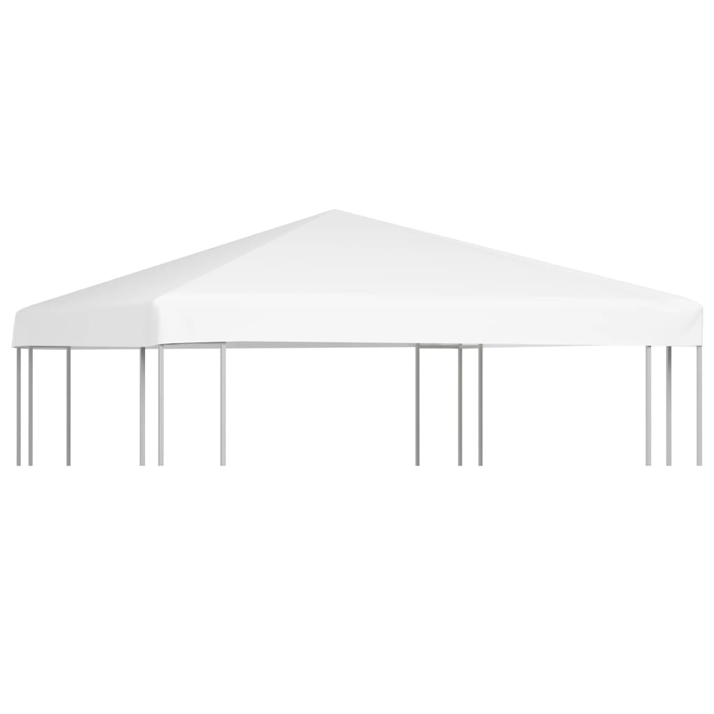 Copertura Superiore per Gazebo 270 g/m² 3x3 m Bianca - homemem39