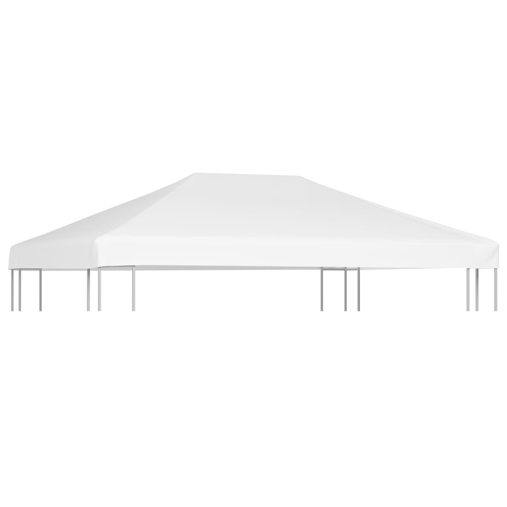 Copertura Superiore per Gazebo 270 g/m² 4x3 m Bianca - homemem39