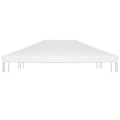 Copertura Superiore per Gazebo 270 g/m² 4x3 m Bianca - homemem39