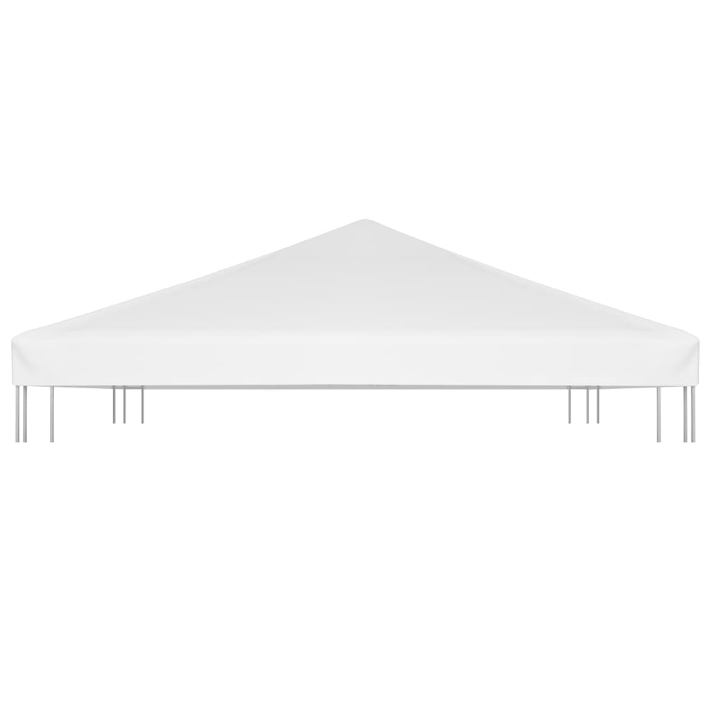 Copertura Superiore per Gazebo 270 g/m² 4x3 m Bianca - homemem39