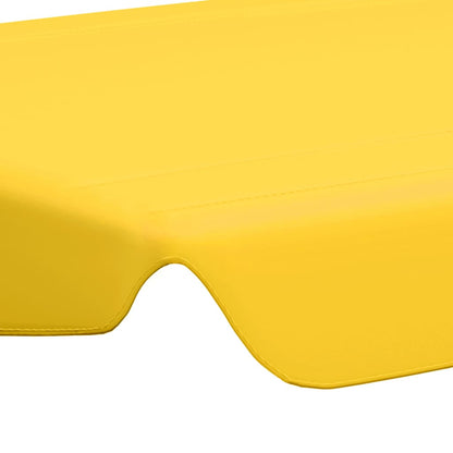 Baldacchino per Dondolo Giardino Giallo 188/168x145/110 cm - homemem39