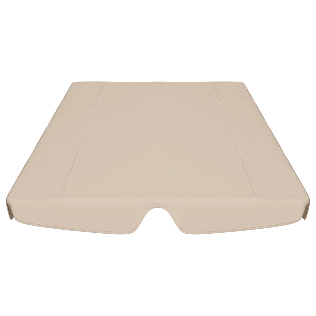 Baldacchino per Dondolo Giardino Beige 150/130x105/70 cm - homemem39