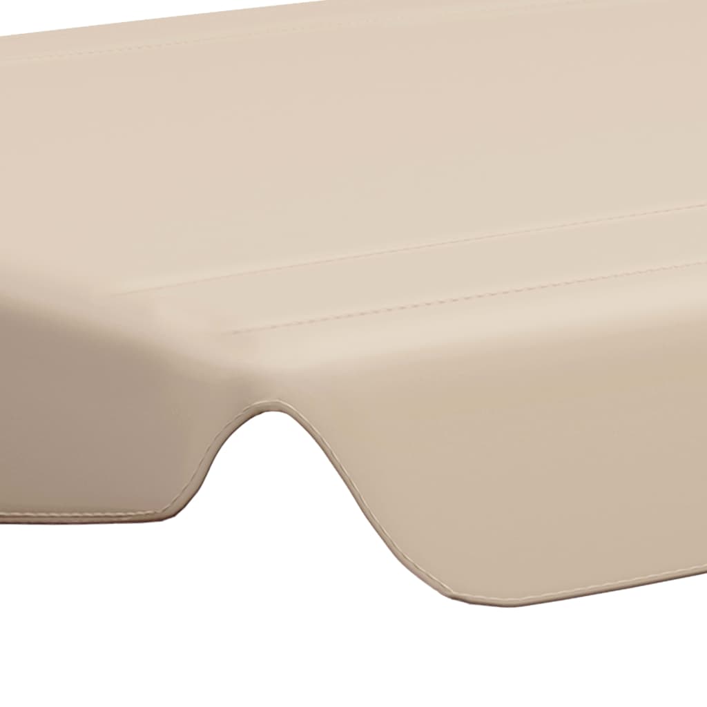 Baldacchino per Dondolo Giardino Beige 150/130x105/70 cm - homemem39