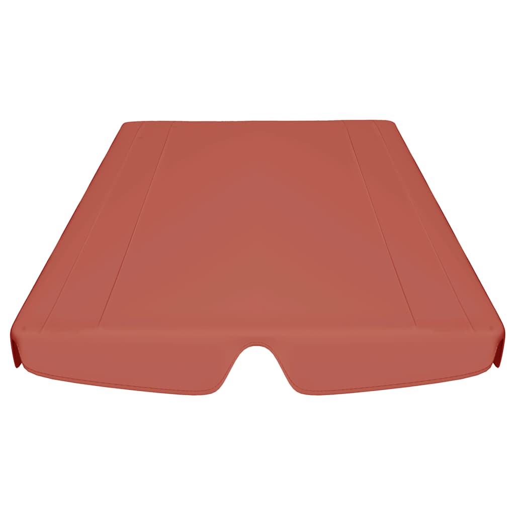 Baldacchino per Dondolo Giardino Terracotta 150/130x105/70 cm - homemem39