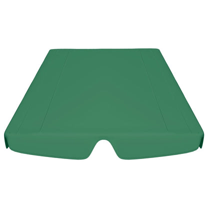 Baldacchino per Dondolo Giardino Verde 150/130x105/70 cm - homemem39