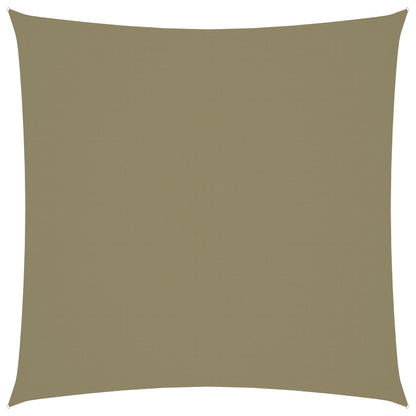 Parasole a Vela in Tela Oxford Quadrato 7x7 m Beige - homemem39