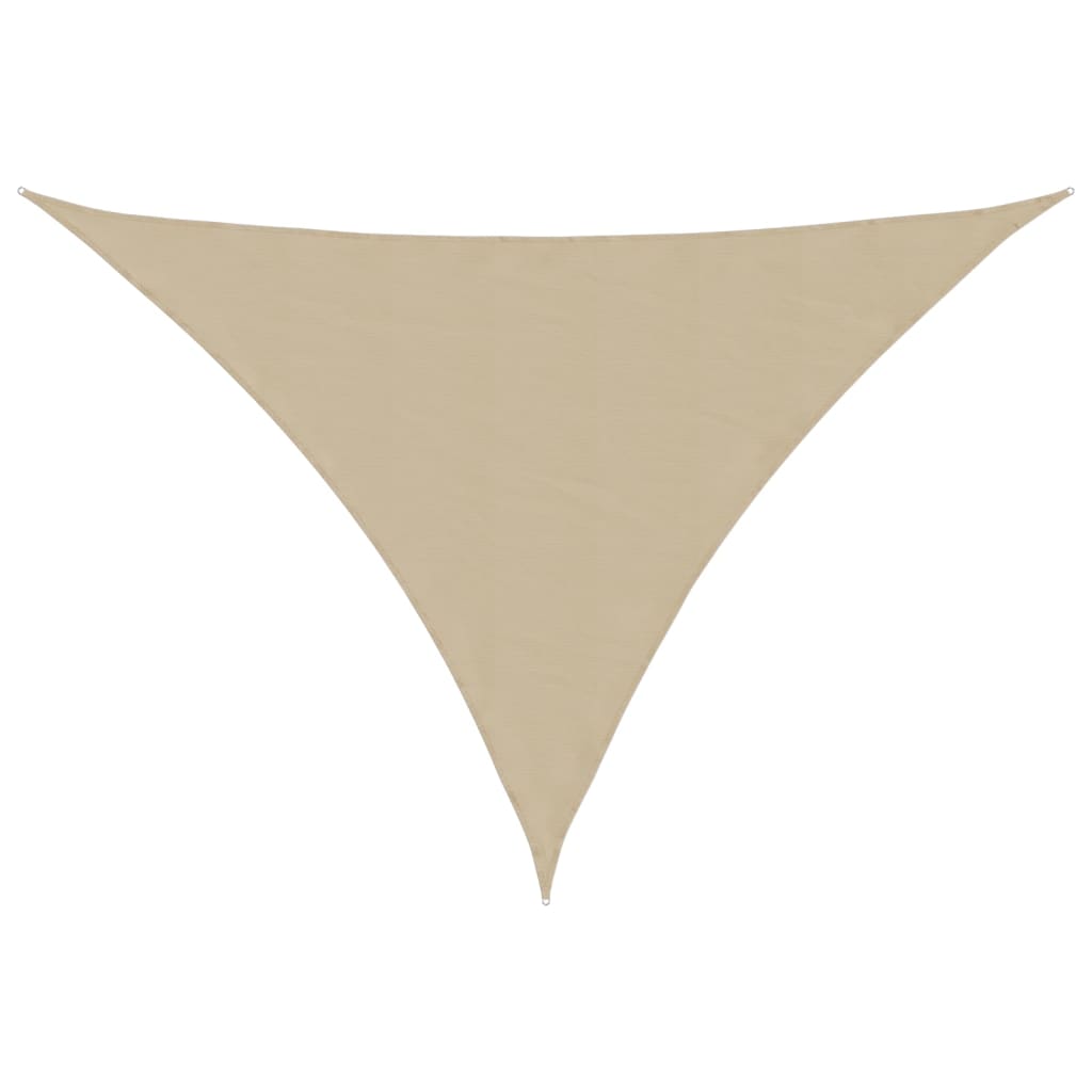 Parasole a Vela Oxford Triangolare 3x4x4 m Beige - homemem39