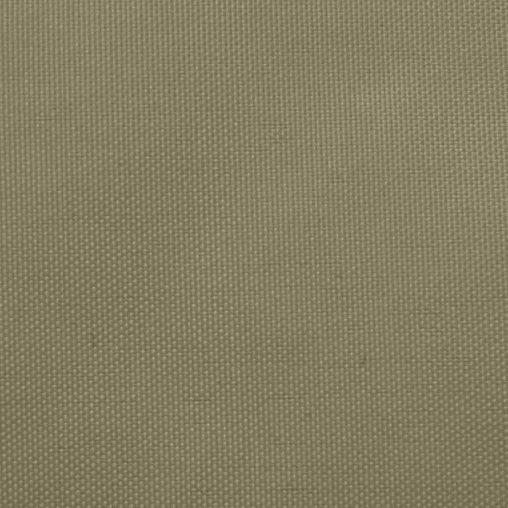 Parasole a Vela Oxford Triangolare 3x4x4 m Beige - homemem39