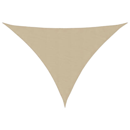 Parasole a Vela Oxford Triangolare 4,5x4,5x4,5 m Beige - homemem39