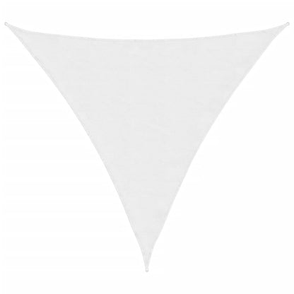 Parasole a Vela Oxford Triangolare 3,6x3,6x3,6 m Bianco - homemem39