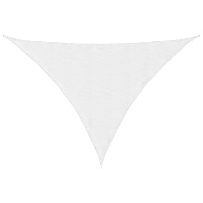 Parasole a Vela Oxford Triangolare 3,5x3,5x4,9 m Bianco - homemem39