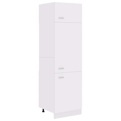 Mobile per Frigo Bianco 60x57x207 cm Legno Multistrato - homemem39