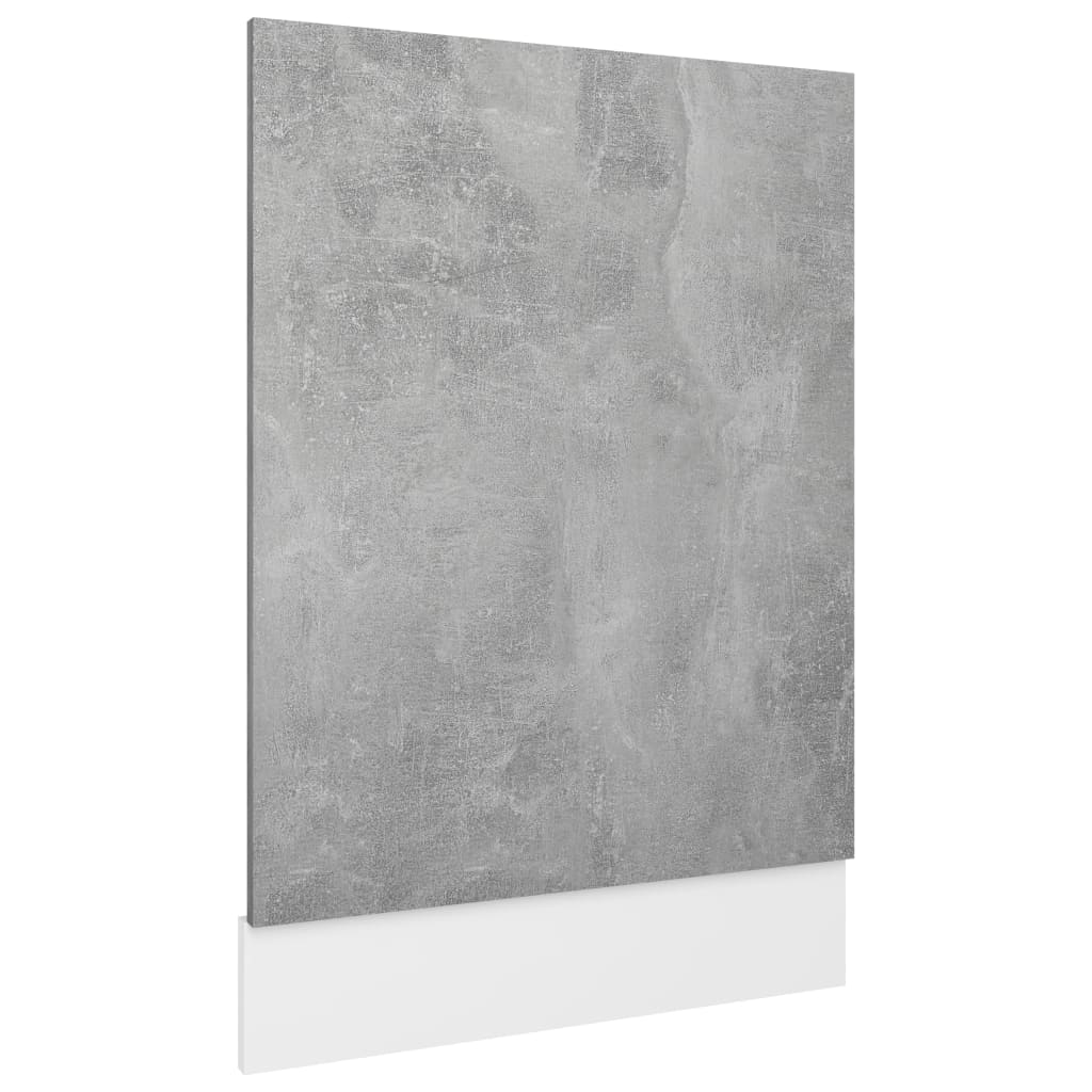 Pannello Lavastoviglie Grigio Cemento 45x3x67 cm Multistrato - homemem39