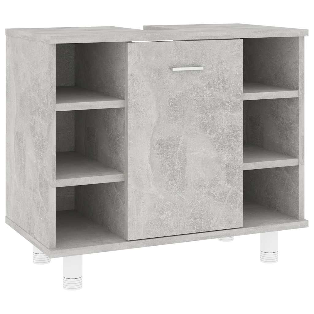 Mobile da Bagno Grigio Cemento 60x32x53,5 cm Legno Multistrato - homemem39