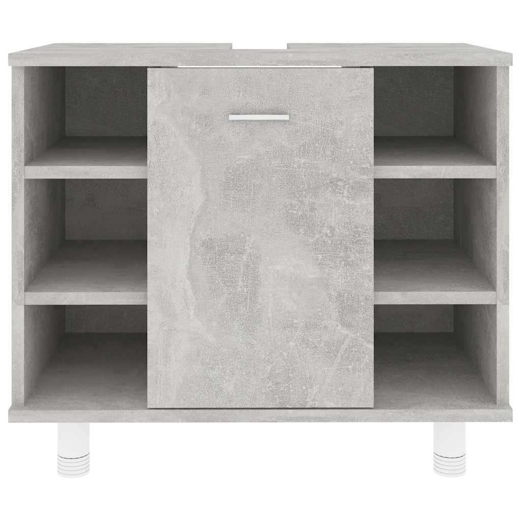 Mobile da Bagno Grigio Cemento 60x32x53,5 cm Legno Multistrato - homemem39