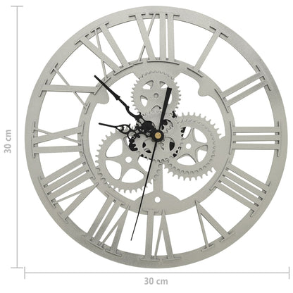 Orologio da Parete Argento 30 cm Acrilico