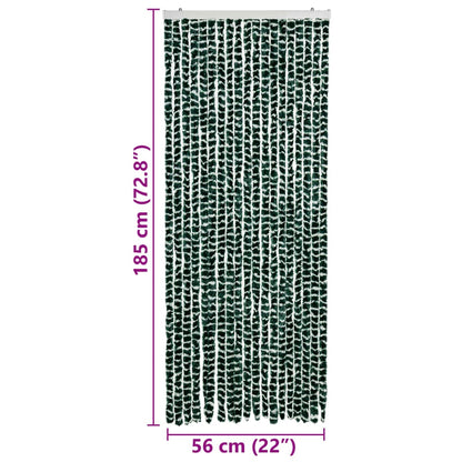 Zanzariera Verde e Bianco 56x185 cm Ciniglia - homemem39