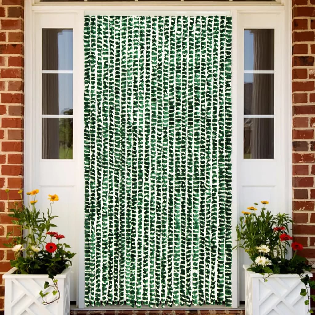 Zanzariera Verde e Bianco 100x220 cm Ciniglia - homemem39