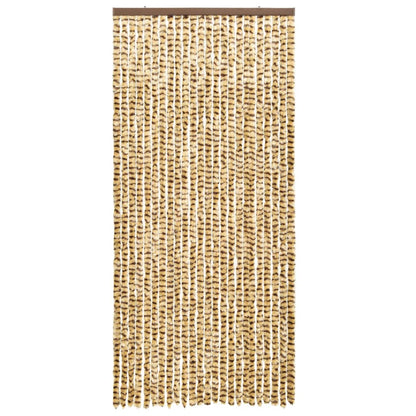 Zanzariera Beige e Marrone 90x220 cm Ciniglia - homemem39