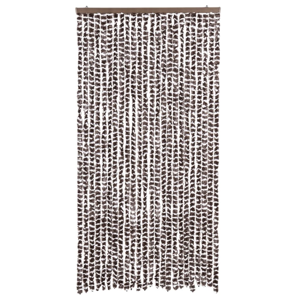 Zanzariera Marrone e Bianco 100x220 cm Ciniglia - homemem39