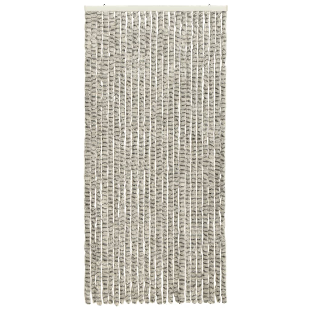 Zanzariera Grigio Chiaro e Grigio Scuro 100x220 cm Ciniglia - homemem39