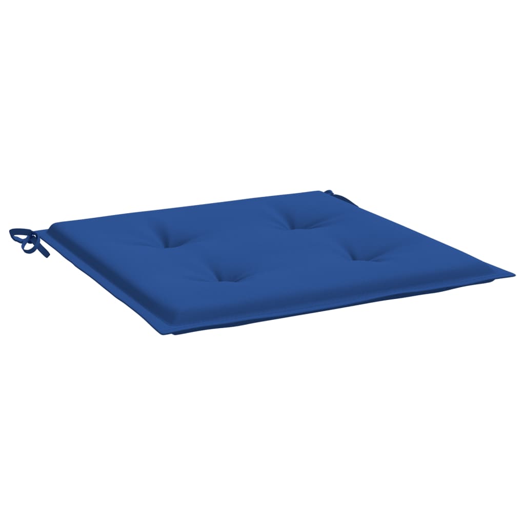 Cuscini per Sedia 4 pz Blu Reale 50x50x3 cm in Tessuto Oxford - homemem39