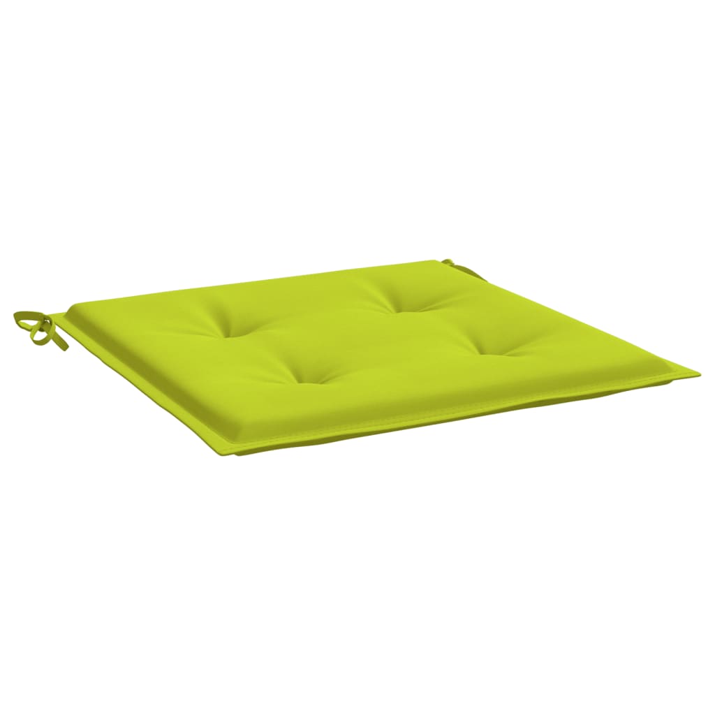 Cuscini per Sedia 4 pz Verde Brillante 50x50x3cm Tessuto Oxford - homemem39