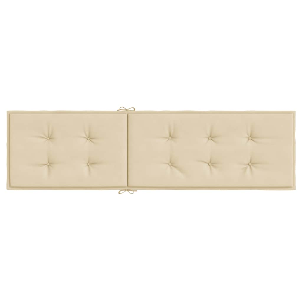 Cuscino per Sdraio Beige (75+105)x50x4 cm - homemem39