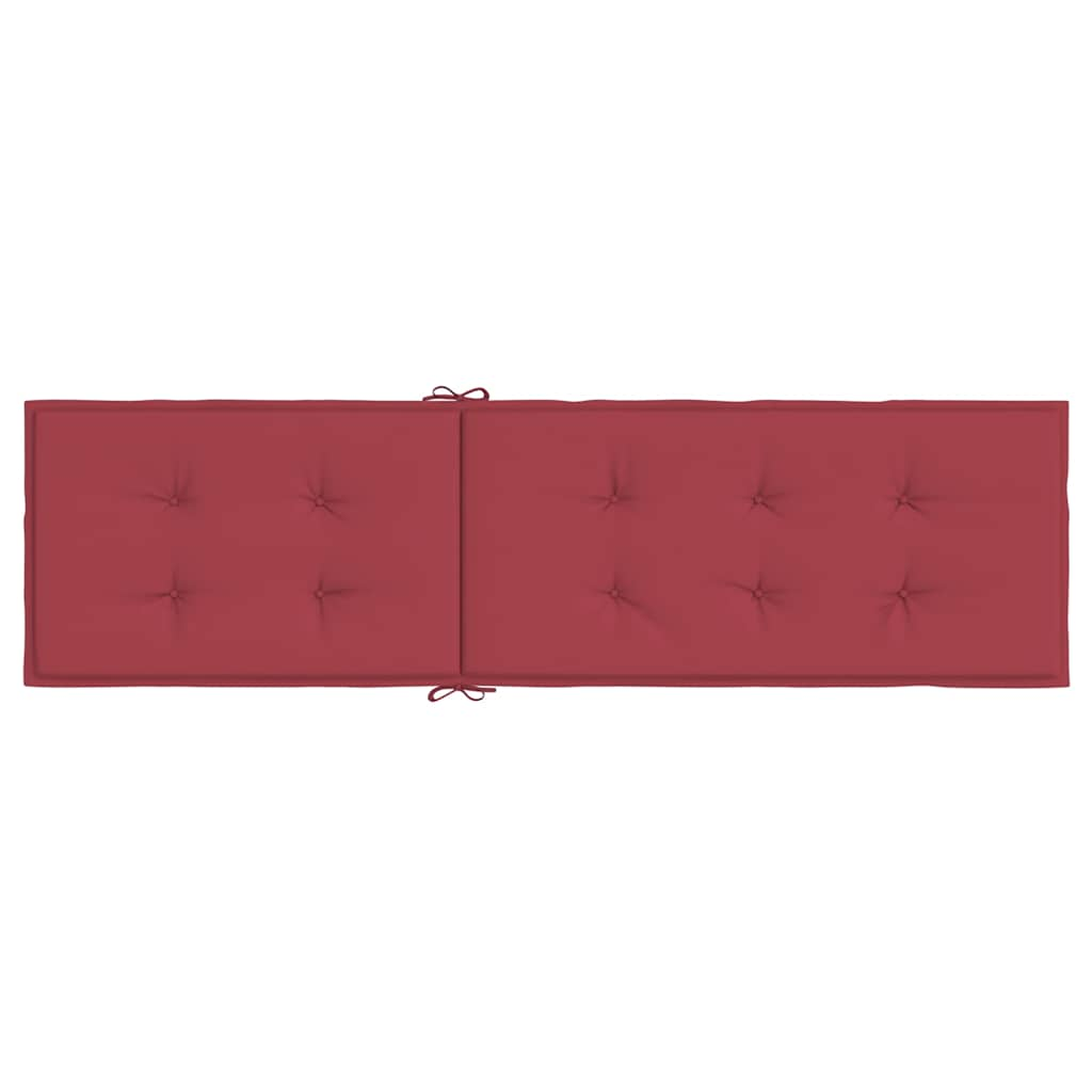 Cuscino per Sdraio Rosso Vino (75+105)x50x4 cm - homemem39