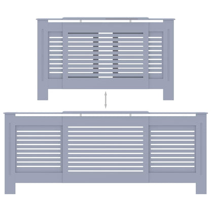 Copertura per Radiatore Grigia in MDF 205 cm