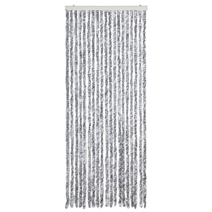 Zanzariera Bianco e Grigio 56x200 cm Ciniglia - homemem39