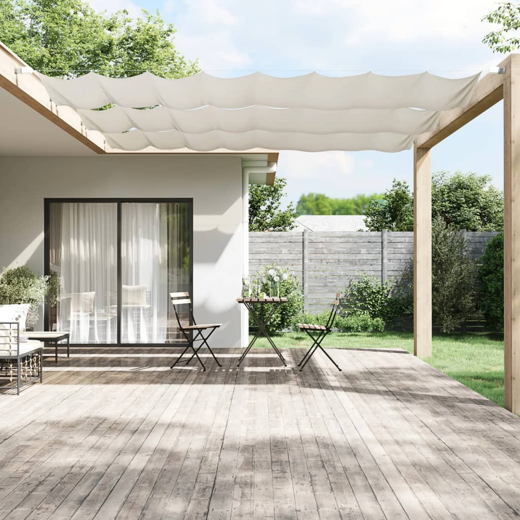 Paravento Verticale Bianco 60x1000 cm Tessuto Oxford - homemem39