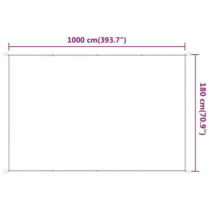 Paravento Verticale Beige 180x1000 cm in Tessuto Oxford - homemem39