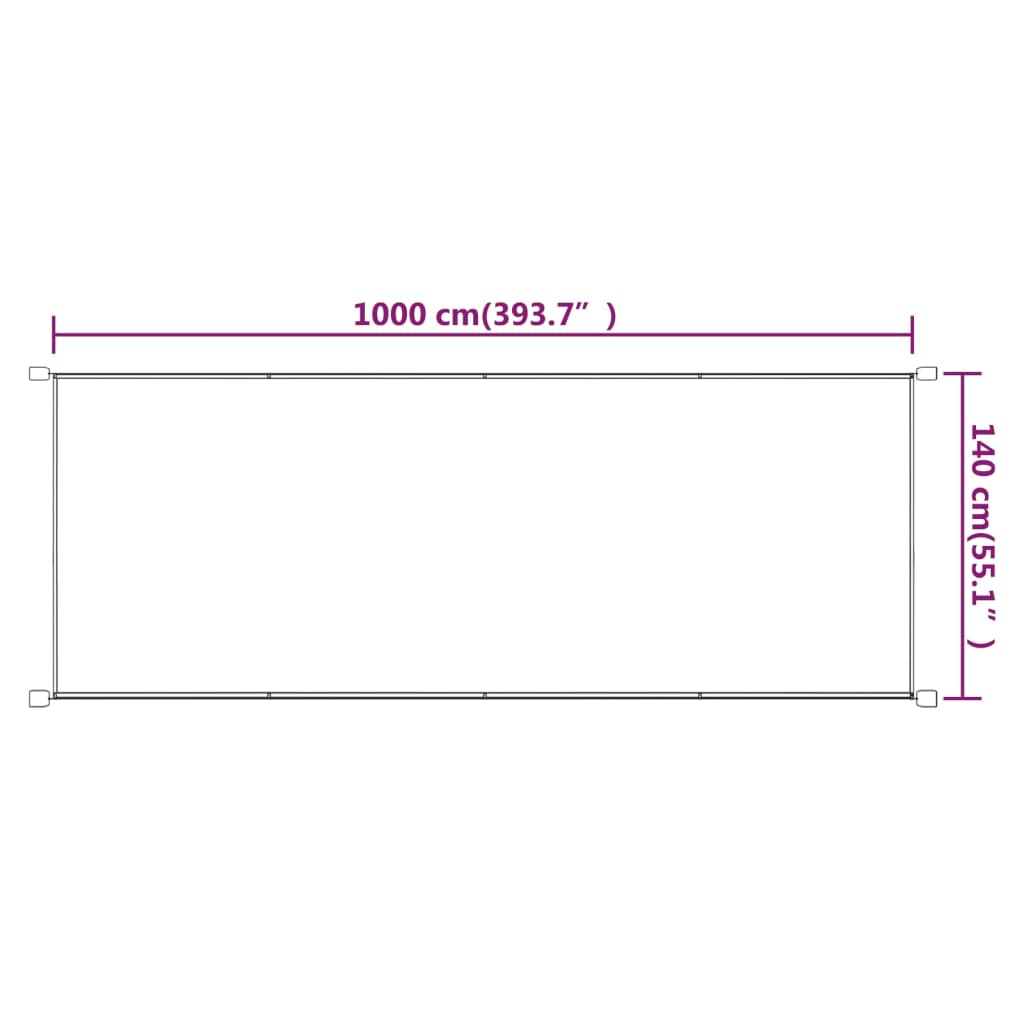 Paravento Verticale Blu 140x1000 cm in Tessuto Oxford - homemem39