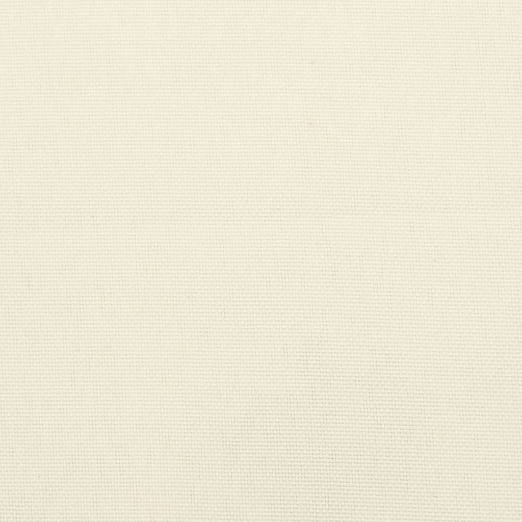 Cuscini per Sedia 2pz Bianco Crema 40x40x7 cm in Tessuto Oxford - homemem39