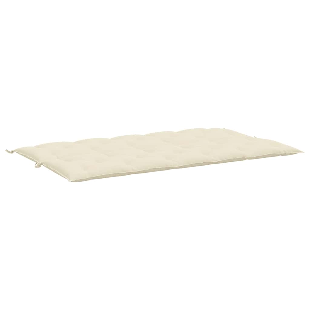 Cuscino per Panca Bianco Crema 180x(50+50)x7 cm Tessuto Oxford - homemem39