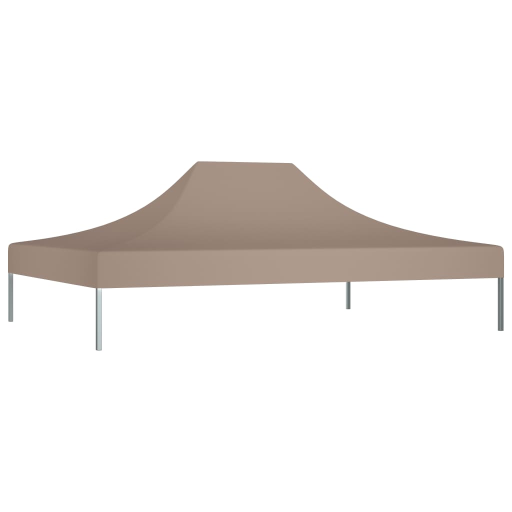 Tetto per Tendone per Feste 4,5x3 m Grigio Talpa 270 g/m² - homemem39