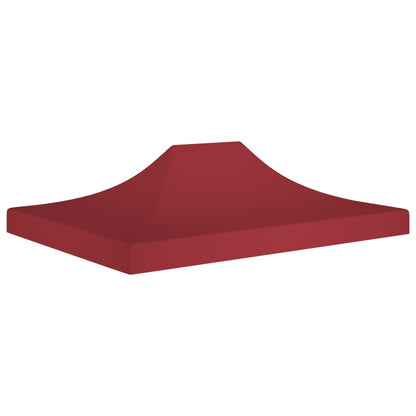 Tetto per Tendone per Feste 4,5x3 m Rosso Borgogna 270 g/m² - homemem39