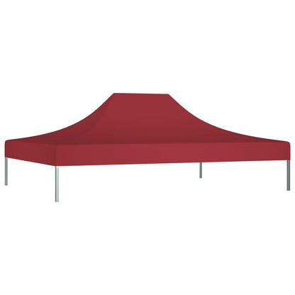 Tetto per Tendone per Feste 4,5x3 m Rosso Borgogna 270 g/m² - homemem39