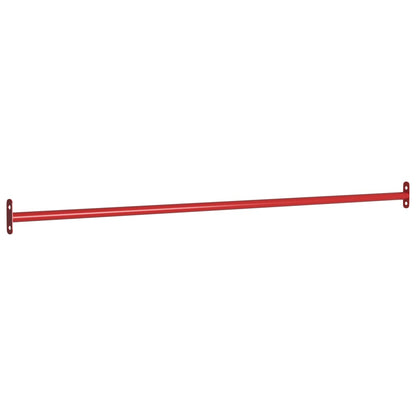 Sbarre da Gioco 2 pz 125 cm in Acciaio Rosso - homemem39