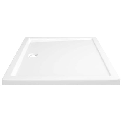 Piatto Doccia in ABS Rettangolare Bianco 80x90 cm - homemem39