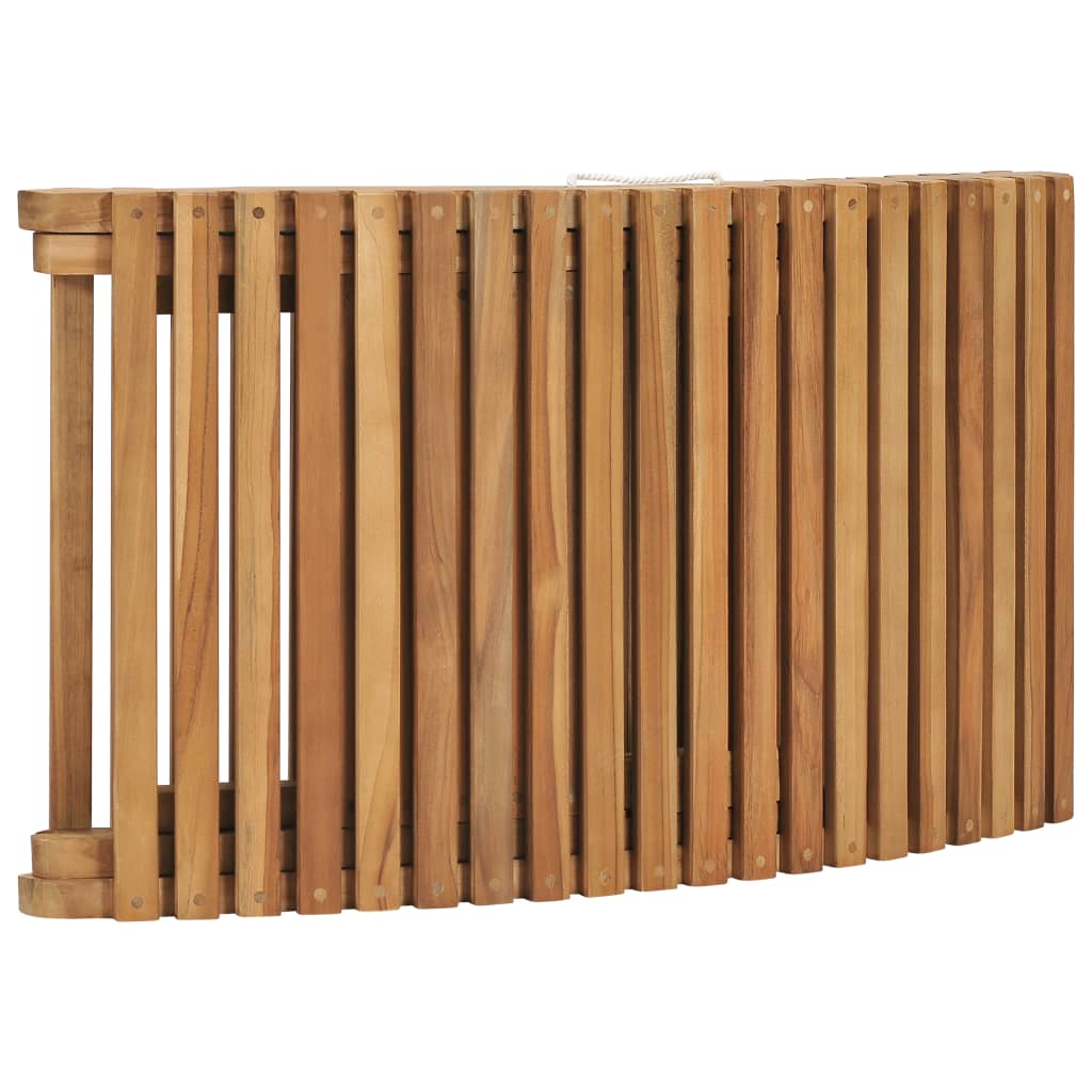 Set Salotto da Giardino 3 pz Pieghevole in Massello di Teak