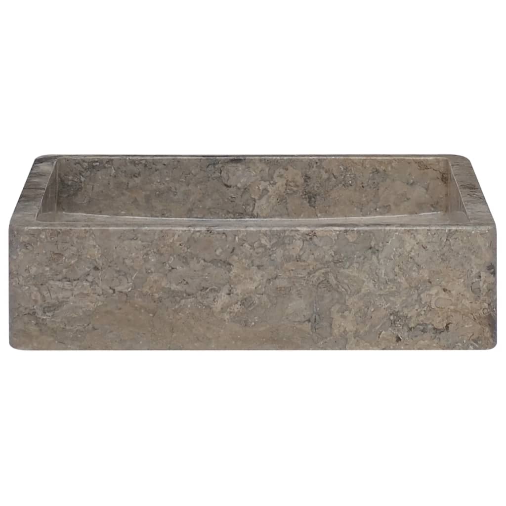 Lavandino Grigio 40x40x10 cm in Marmo - homemem39