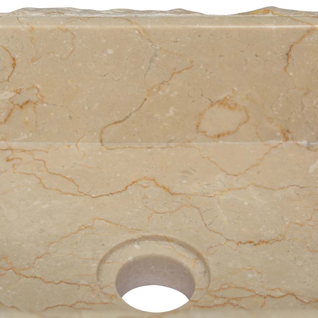 Lavandino Crema 30x30x13 cm in Marmo - homemem39