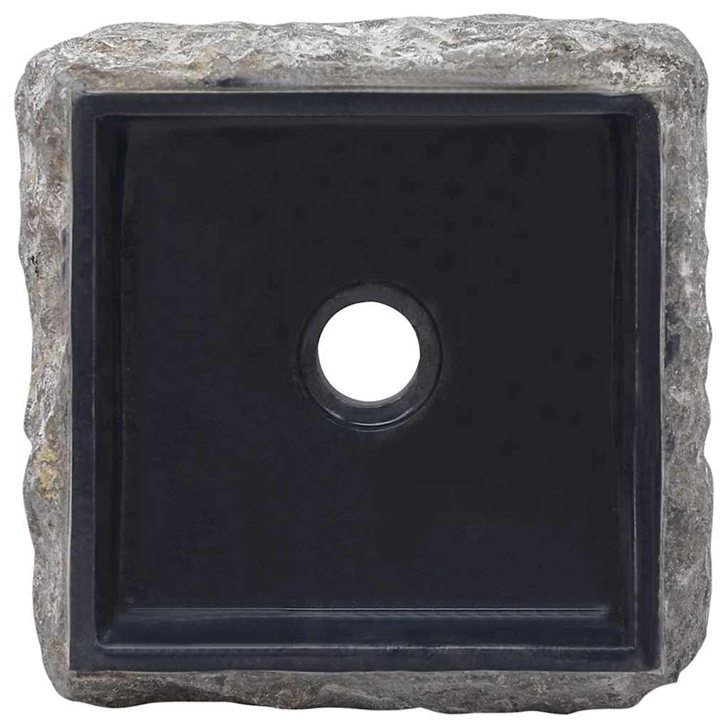 Lavandino Nero 30x30x13 cm in Marmo - homemem39