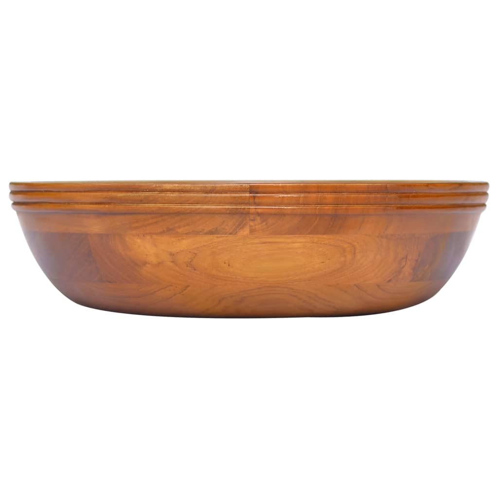 Lavabo in Legno Massello di Teak Φ40x10 cm - homemem39