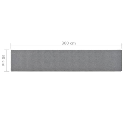 Tappeto Corsia Grigio Scuro 50x300 cm